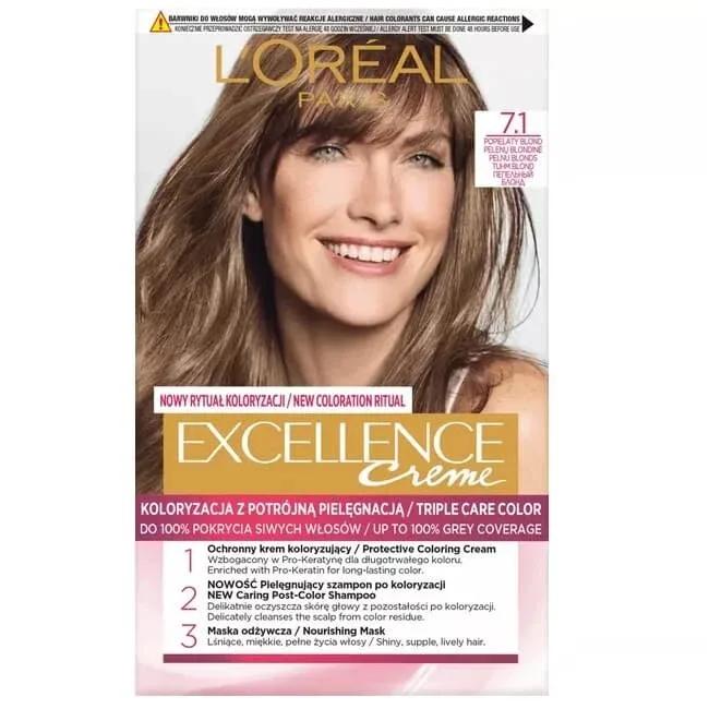 L Oreal Paris Excellence Culoarea părului 7.1 Ash Blonde — preț și oferte