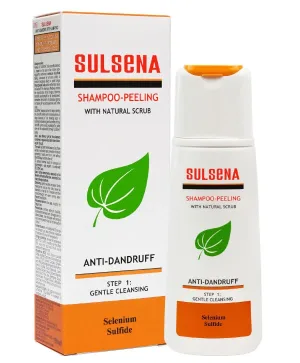 Sulsena Șampon anti-mătreață cu peeling natural, 150ml