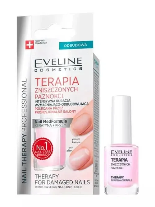 Eveline terapie pentru unghii deteriorate tratament de întărire 12ml — preț și oferte