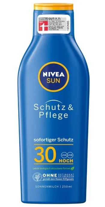 Nivea Sun, Loțiune de protecție solară SPF30, 250 ml — preț și oferte
