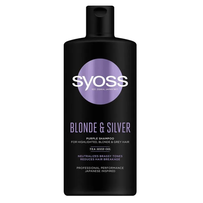 Șampon Syoss Blond amp; Silver pentru păr decolorat, 440ml — preț și oferte