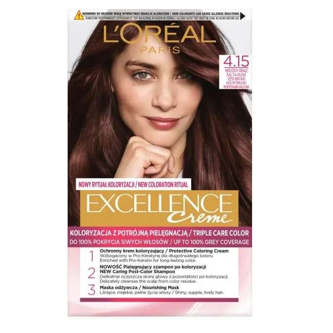 L Oreal Paris Excellence Creme Wax Colour 4.15 Mrony Brz — preț și oferte