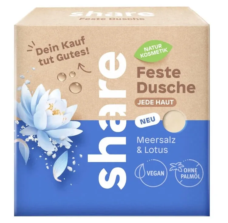 Share Cub de duș cu sare de mare și lotus el, 60g — preț și oferte