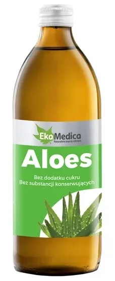 Aloe Vera, Suc de Aloe Vera 99,8%, EkaMedica, 500 ml — preț și oferte