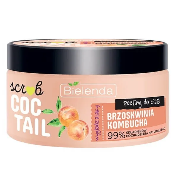 Bielenda Scrub Coctail Exfoliant concentrat pentru corp Piersică + Kombucha, 350g — preț și oferte