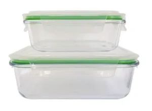 CleanPac, Set de recipiente pentru depozitarea alimentelor, 2 bucăți