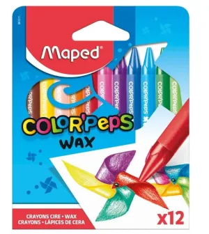Creioane colorate Maped Color Peps, 12 culori