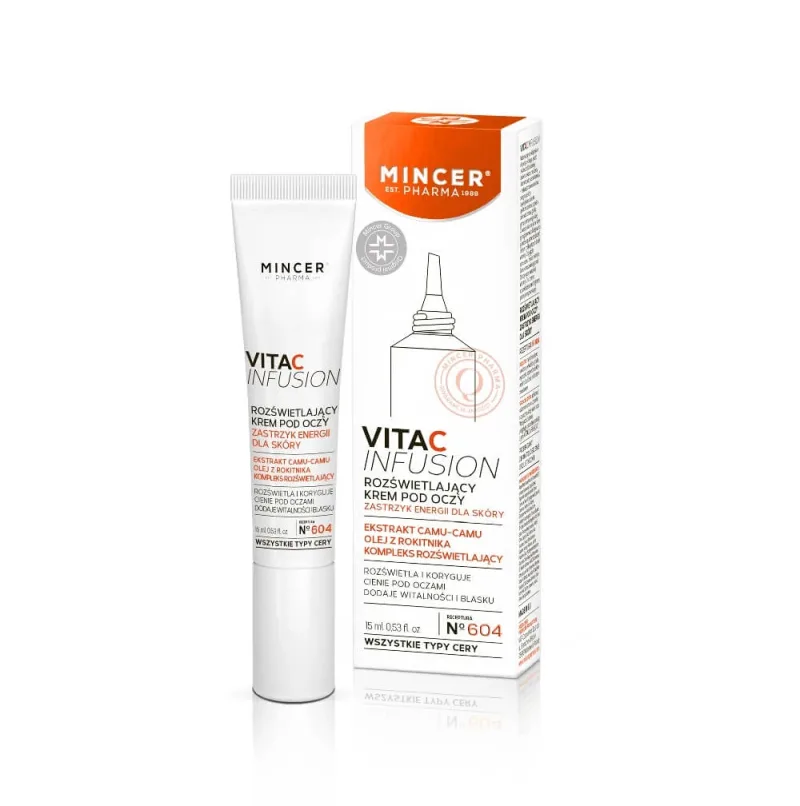 Mincer Pharma Vita C Infusion Brightening Eye Cream No.604, 15ml — preț și oferte