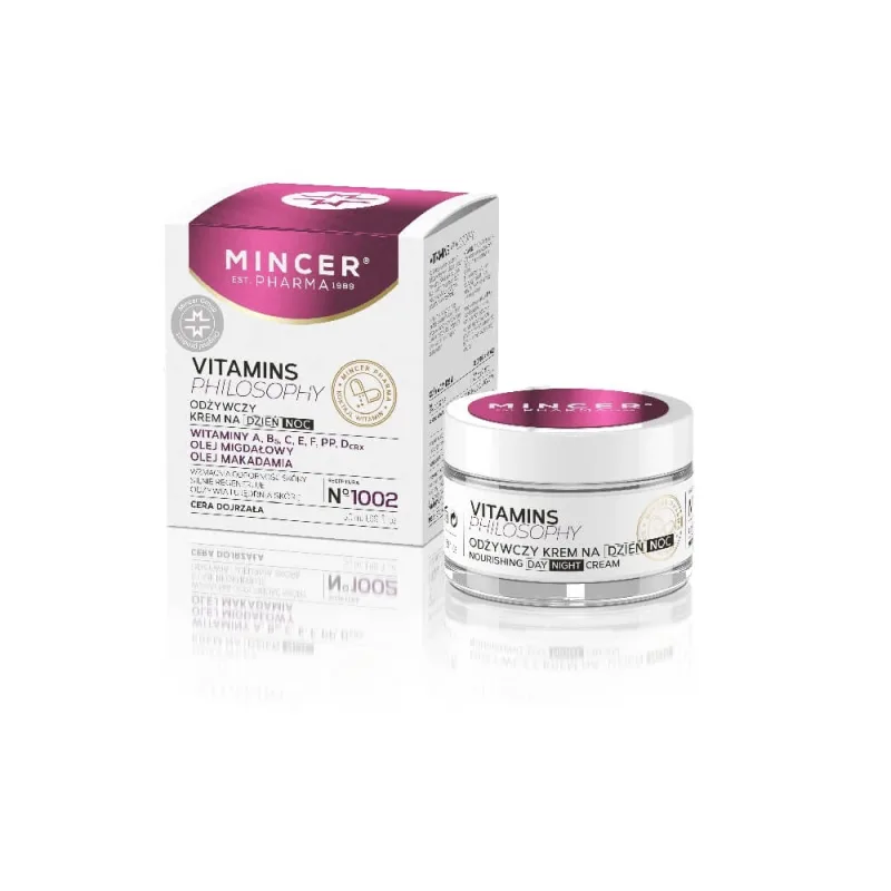 Mincer Pharma Vitamine Philosophy Cremă revitalizantă de zi/noapte nr.1002, 50ml — preț și oferte