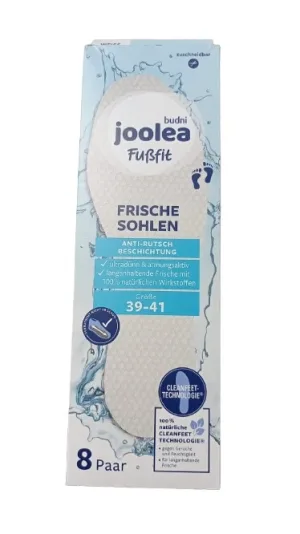 Joolea, tălpi de încălțăminte 39-41, alb, 1 pereche