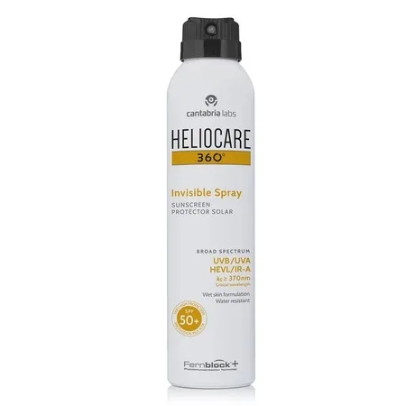 Heliocare 360 Spray Invisible SPF 50+ protectie solara corp, 200 ml CANTABRIA — preț și oferte