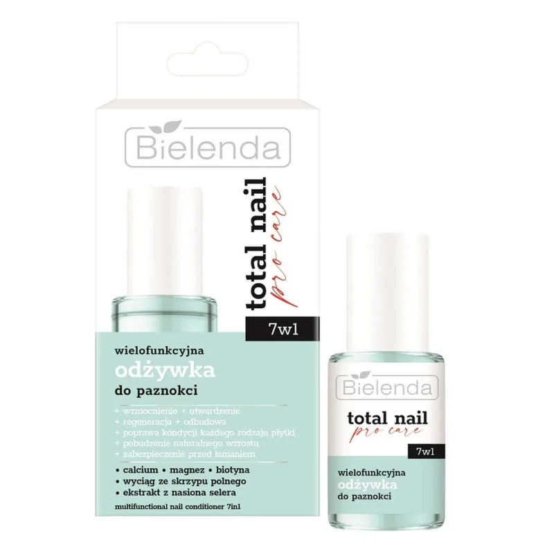 Bielenda Total Nail Pro-Care Balsam de unghii multifuncțional 7in1, 10ml — preț și oferte