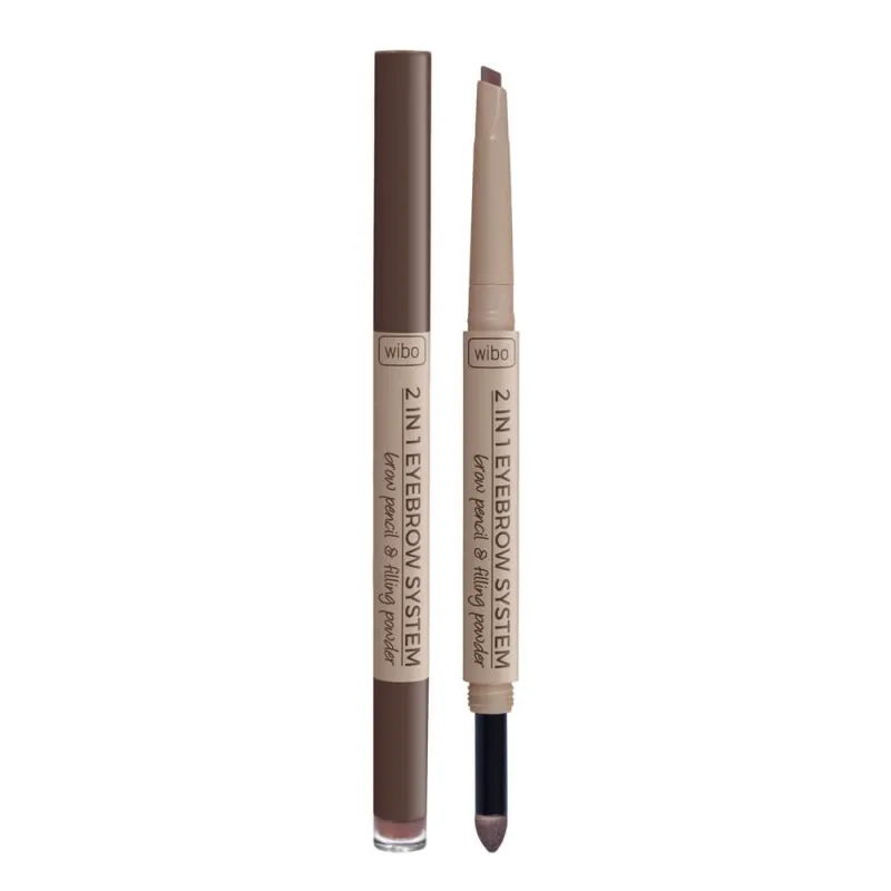 Wibo 2in1 Eyebrow System Creion pentru sprâncene și burete 1 — preț și oferte