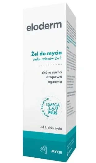 Eloderm, detergent pentru corp și păr 2în1, 200 ml — preț și oferte
