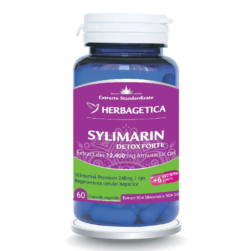 Sylimarin Complex, 60 capsule, Herbagetica — preț și oferte