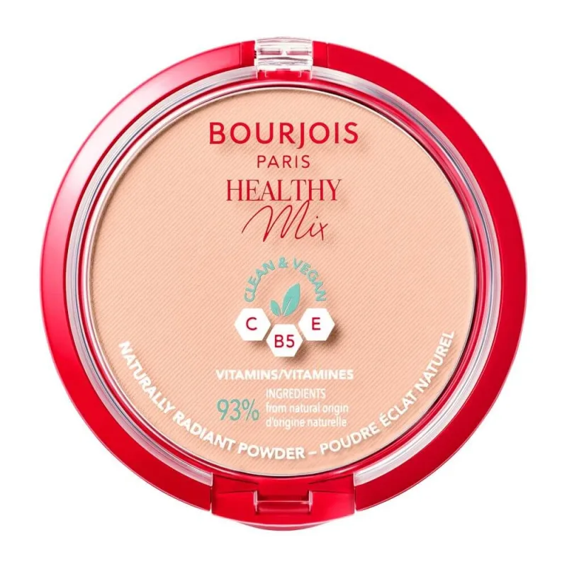 Bourjois Healthy Mix Clean pudră matifiantă vegană 03 Rose Beige, 11g — preț și oferte