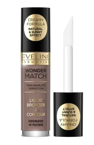 Eveline Cosmetics, Wonder Match, Bronzer în lichid nr. 01, 4.5 ml