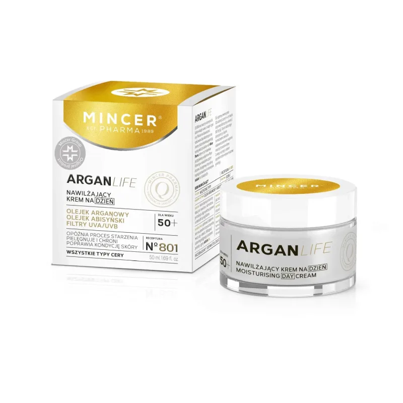 Mincer Pharma ArganLife Cremă hidratantă de zi nr.801, 50ml — preț și oferte