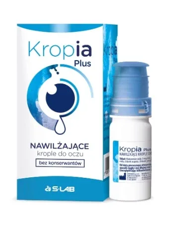 Kropia Plus Picături oculare lubrifiante fără conservanți, 10 ml - Durată lungă de viață! — preț și oferte