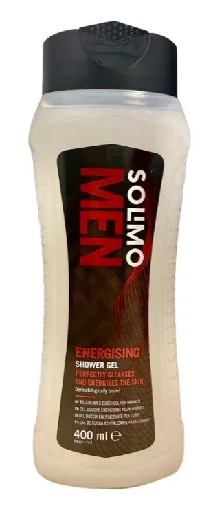 Solimo, energizant, duș el pentru bărbați, 400ml — preț și oferte