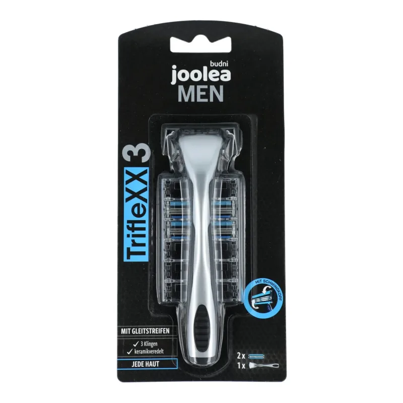 Aparat de ras Joolea Men TriffleXX3 cu 3 lame + 2 cartușe de schimb. — preț și oferte