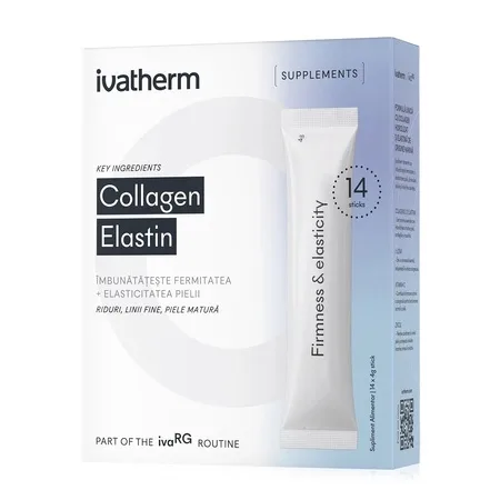 Colagen si Elastina Hidrolizate, 14 Plicuri, Ivatherm — preț și oferte