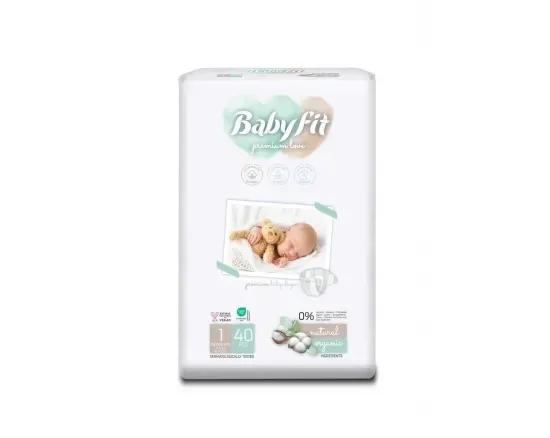 Scutece Bio Newborn, Nr. 1, 0-3 kg, 40 Bucati - Babyfit — preț și oferte
