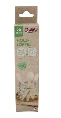 CleanPac, din lemn yka, 20 bucăți