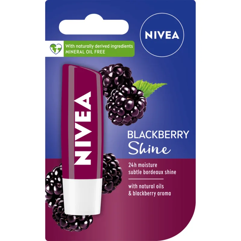 Nivea, ruj, Blackberry Shine, mure, 1 buc — preț și oferte