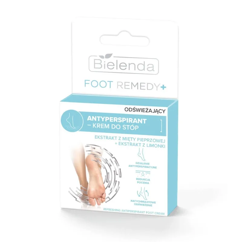 Bielenda Foot Remedy Cremă antiperspirantă răcoritoare pentru picioare, 50ml — preț și oferte