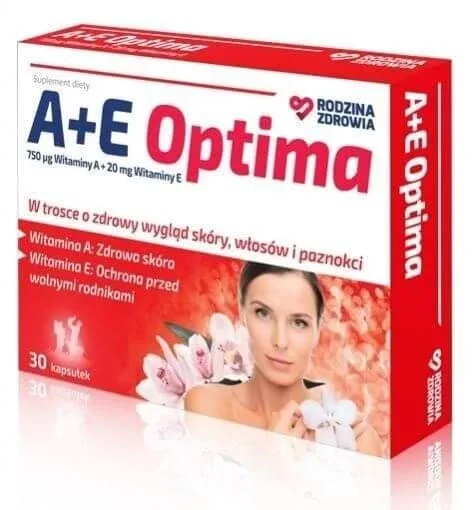Sănătate Familie A+E Optima 30 capsule — preț și oferte