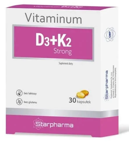 Vitaminum D3+K2 Strong, 30 capsule — preț și oferte