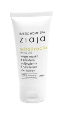 Ziaja, Baltic Home SPA Vitalization Cream-Mask cu efect revigorant și hidratant pentru față, 50 ml - Utilizare pe termen lung!