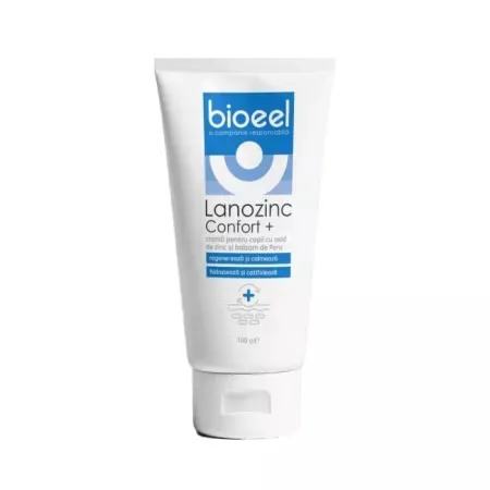 Crema pentru copii Lanozinc Confort+, 100 g, Bioeel — preț și oferte