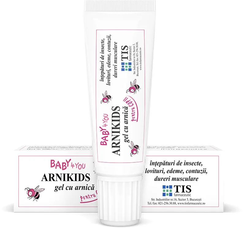 Arnikids gel arnica x 20ml (Tis) TIS FARMACEUTIC SA — preț și oferte