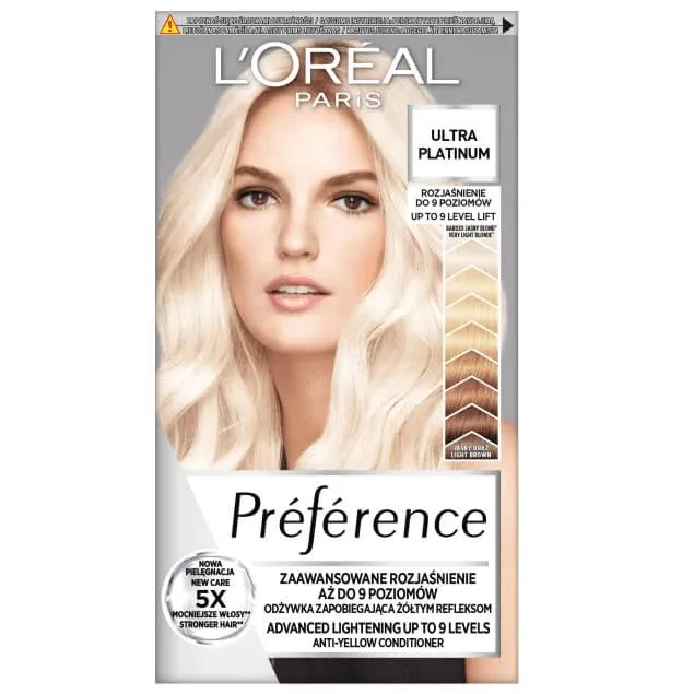 L Oreal Paris Preference Luminozator pentru păr Ultra Platinum — preț și oferte