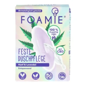 Foamie, Hanf amp; Lavandă, duș el, 80g