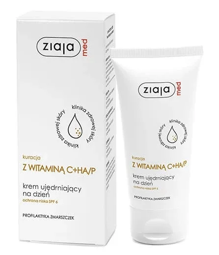 Ziaja Med, Vitamin C Treatment, Firming Day Cream, SPF 6, 50 ml - Utilizare pe termen lung! — preț și oferte