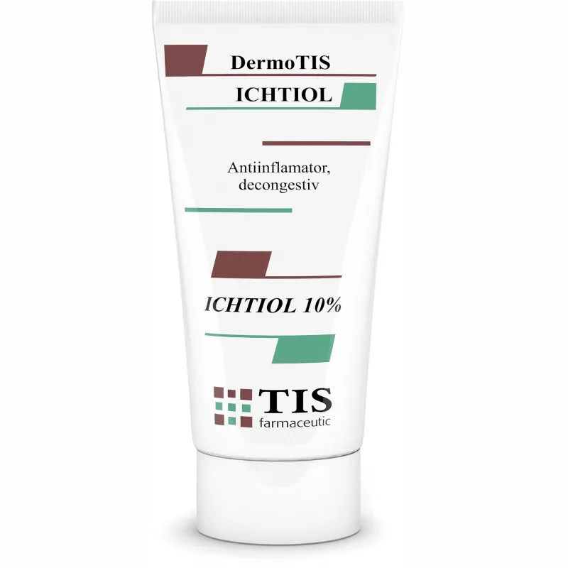 DermoTis Unguent ichtiol 10% x 25ml(Tis) TIS FARMACEUTIC SA — preț și oferte