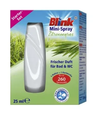 Blink, Mini spray cu aromă de lemongrass, 25ml