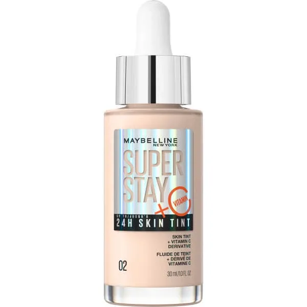 Maybelline Fond de ten iluminator de lungă durată cu vitamina C 02, 30ml Maybelline New York — preț și oferte