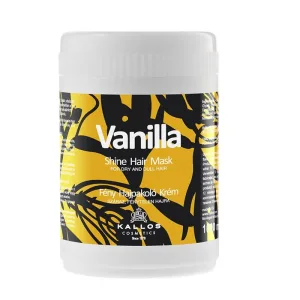 Mască de păr Kallos Vanilla Shine pentru păr uscat și tern, 1000ml