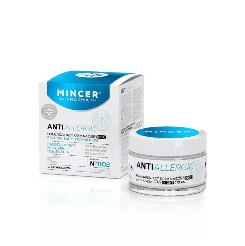 Mincer Pharma Antialergic Smoothing Day/Night Cream nr.1102, 50ml — preț și oferte