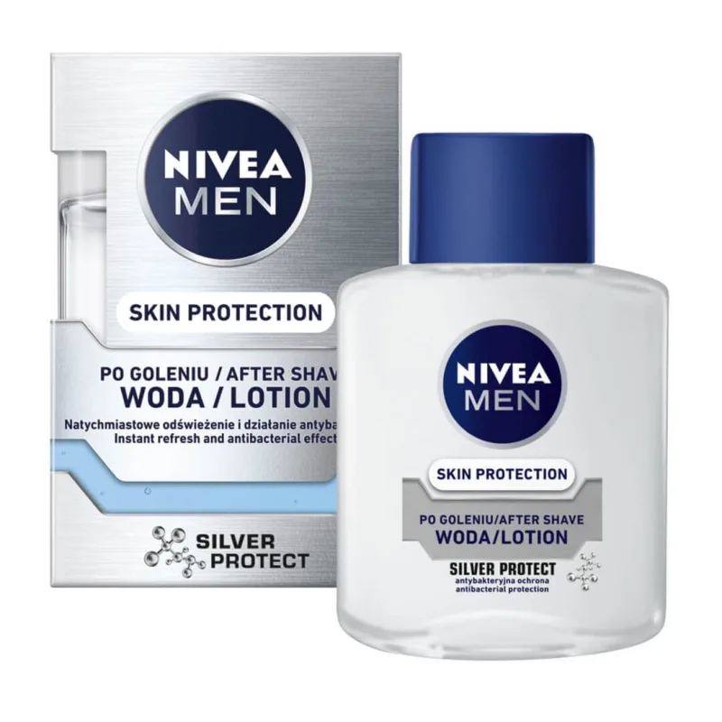 Nivea Men Skin Protection Silver Protect Aftershave, 100ml — preț și oferte