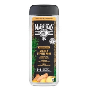 Le Petit Marseillais 4-in-1 duș el pentru bărbați, Ginger amp; Cypress Tree, 400ml