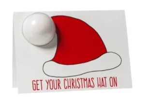 Bomb Cosmetics, felicitare Santa Hat cu bile, 50g