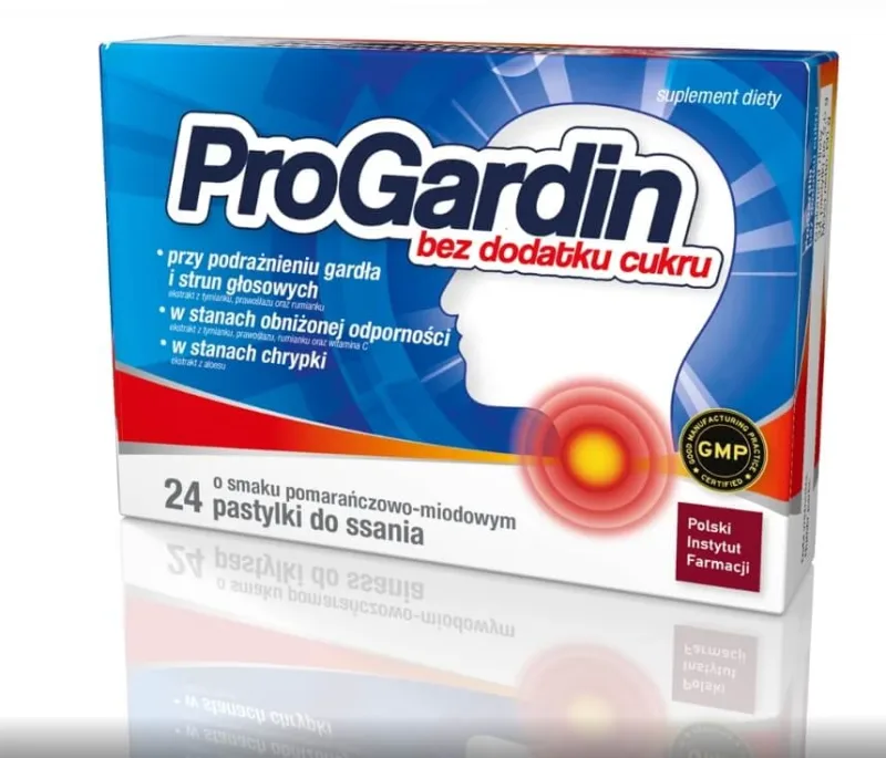 Progardin fără zahăr, 24 pastiluțe — preț și oferte
