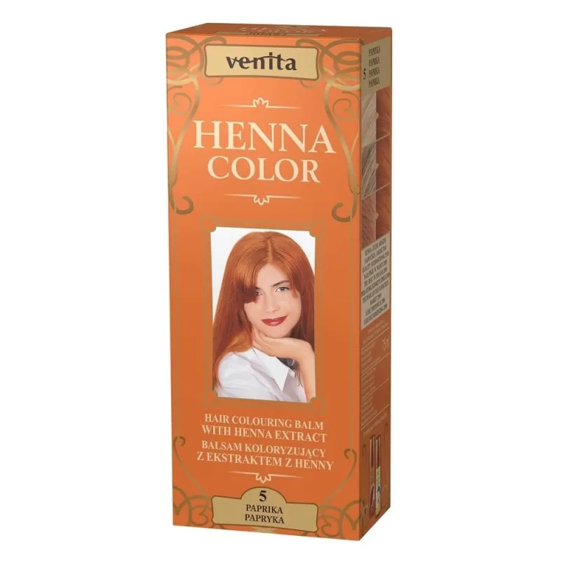 Venita Henna Color Loțiune colorantă pe bază de plante cu extract de henna 5 Paprika, 75ml — preț și oferte