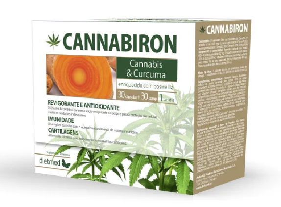 Cannabiron, 30 capsule + 30 tablete, Dietmed — preț și oferte