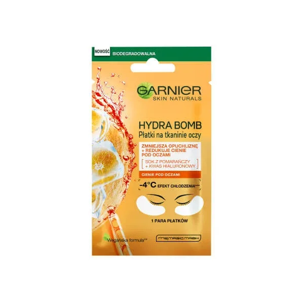 Garnier Moisture+ Fresh Look plasturi pentru ochi cu suc de rodie și acid hialuronic, 6g — preț și oferte